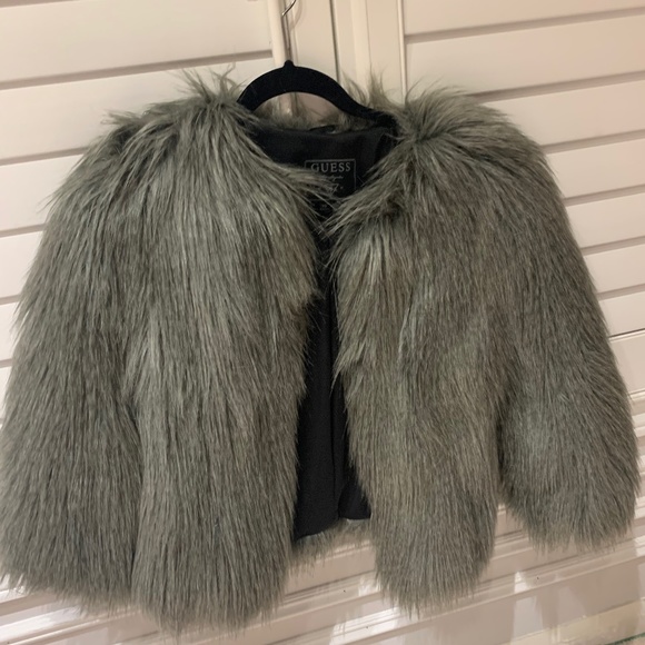 Guess feux fur jacket - Picture 1 of 3